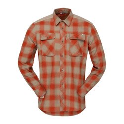 Norrona Femund Flannel Shirt Men's in Pureed Pumpkin